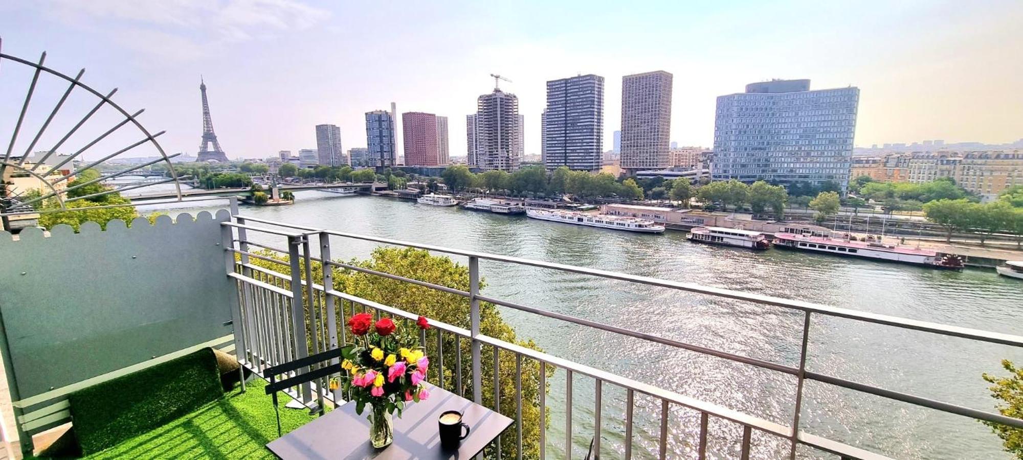 Appartement Vue Tour Eiffel Paris 16 Eme Dış mekan fotoğraf